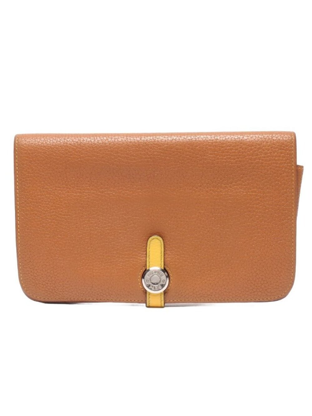 Hermes Wallet Silver Bicolor Dogon GM